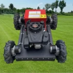 KERD K-550S Remote Control Lawn Mower | 550 mm Cutting Width, LONCIN 7.5/9 HP Gasoline 4WD RC Flail Mower for Slopes and Orchards