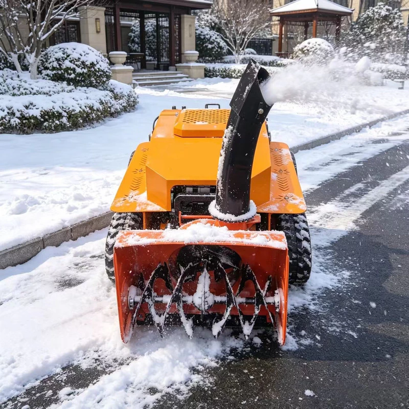 KERD 800 mm Remote Control Snow Blower | Tracked RC Snow Thrower with 10-15 m Discharge Distance