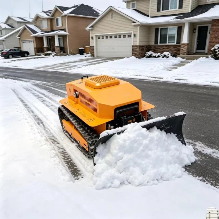 KERD 1100 mm Remote Control Snow Blade | Tracked RC Snow Plough with 400 mm Pushing Depth