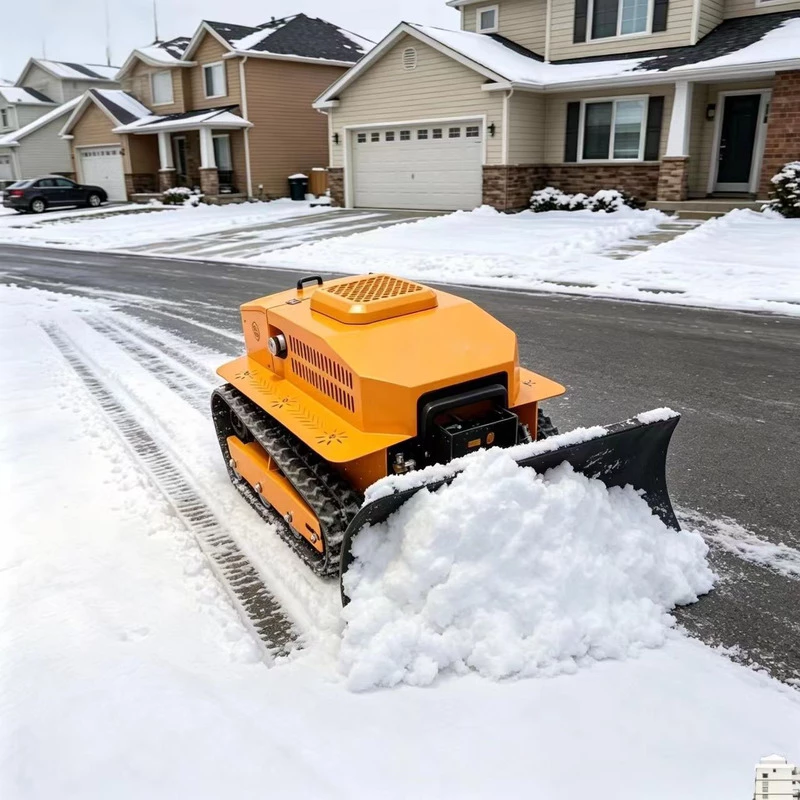 KERD 1100 mm Remote Control Snow Blade | Tracked RC Snow Plough with 400 mm Pushing Depth