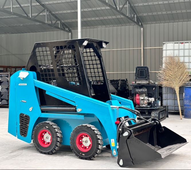 KERD S70 Heavy-Duty Skid Steer Loader | 1400 kg EPA Diesel Track Loader, 490 kg Max Load for Construction & Landscaping